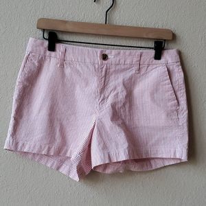3️⃣💲2️⃣0️⃣ Old navy pink white stripe everyday chico shorts 4